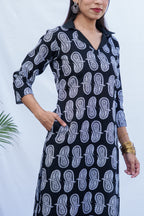 Dia cotton handblock kurti