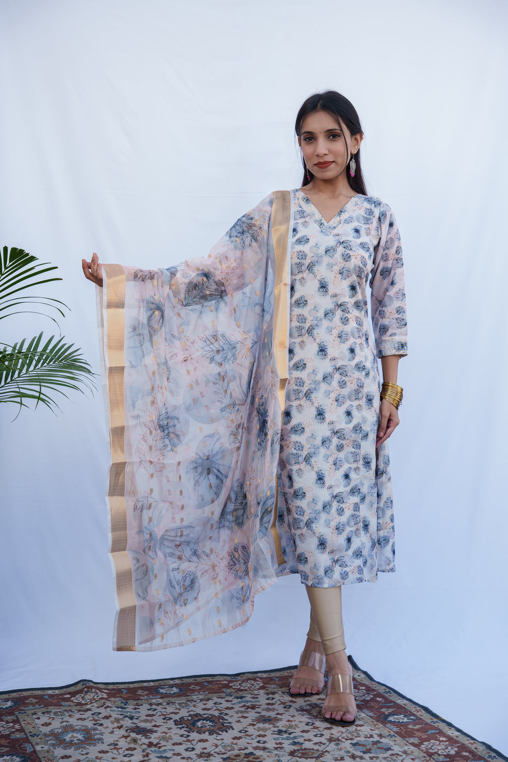 Luna Digital Printed kurti & dupatta set