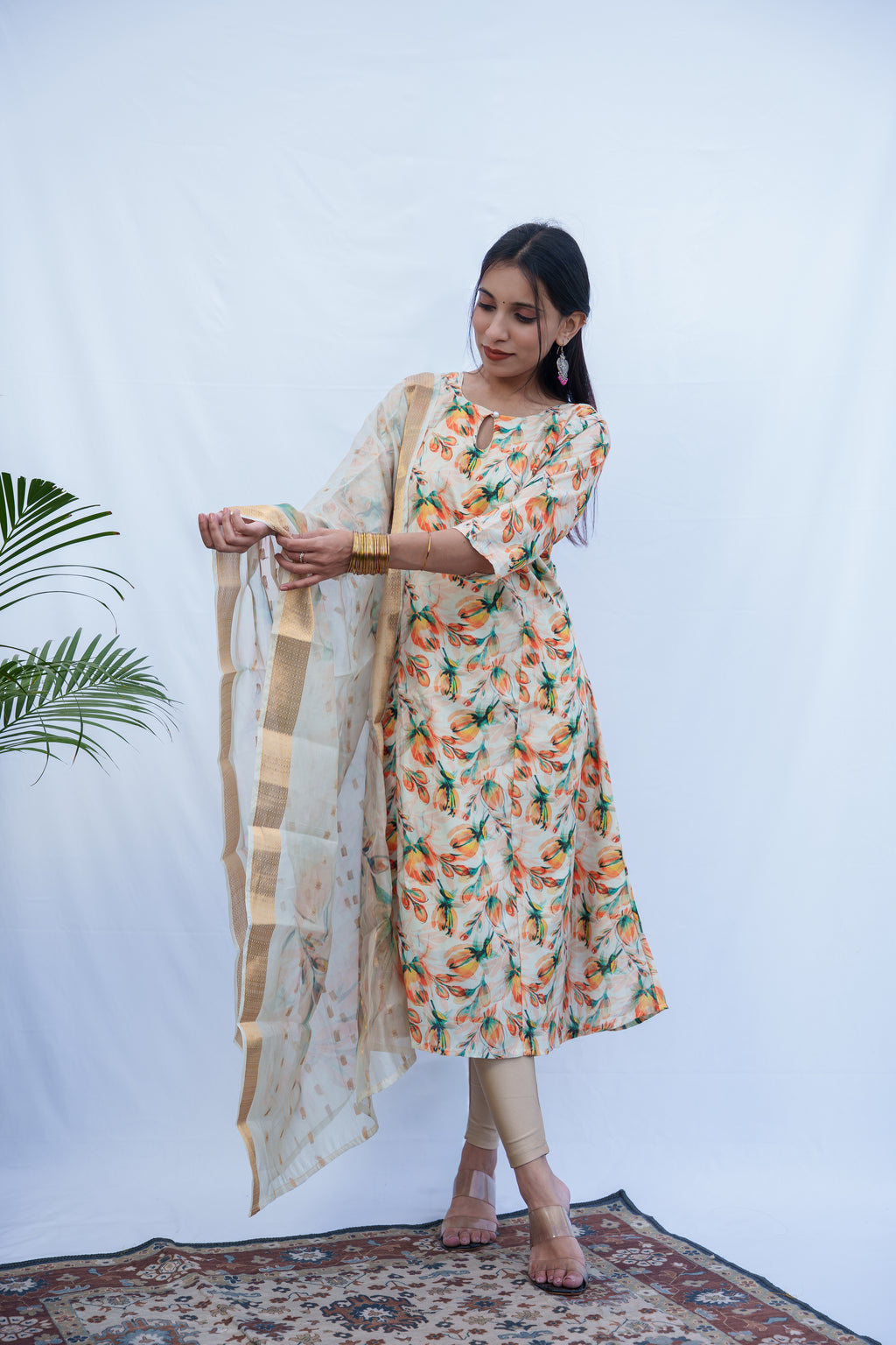Eshita Digital Printed kurti & dupatta set