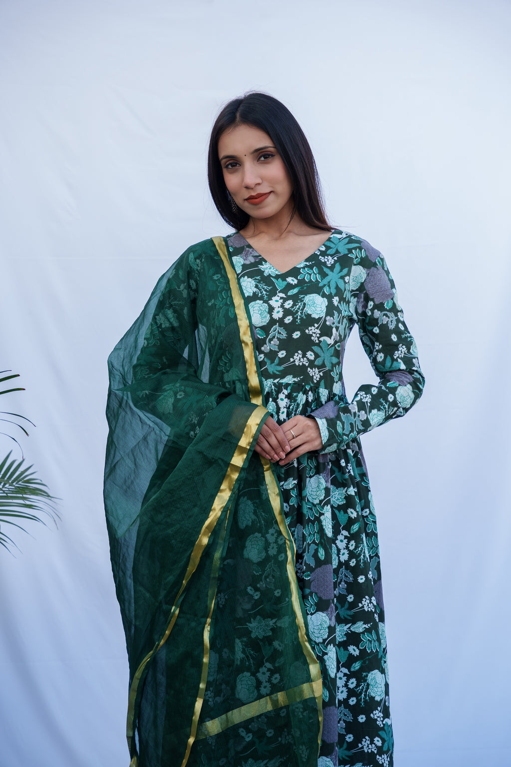 Sredha Cotton Anarkali Set
