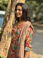 Aurelia Khadi dupion Suit Set