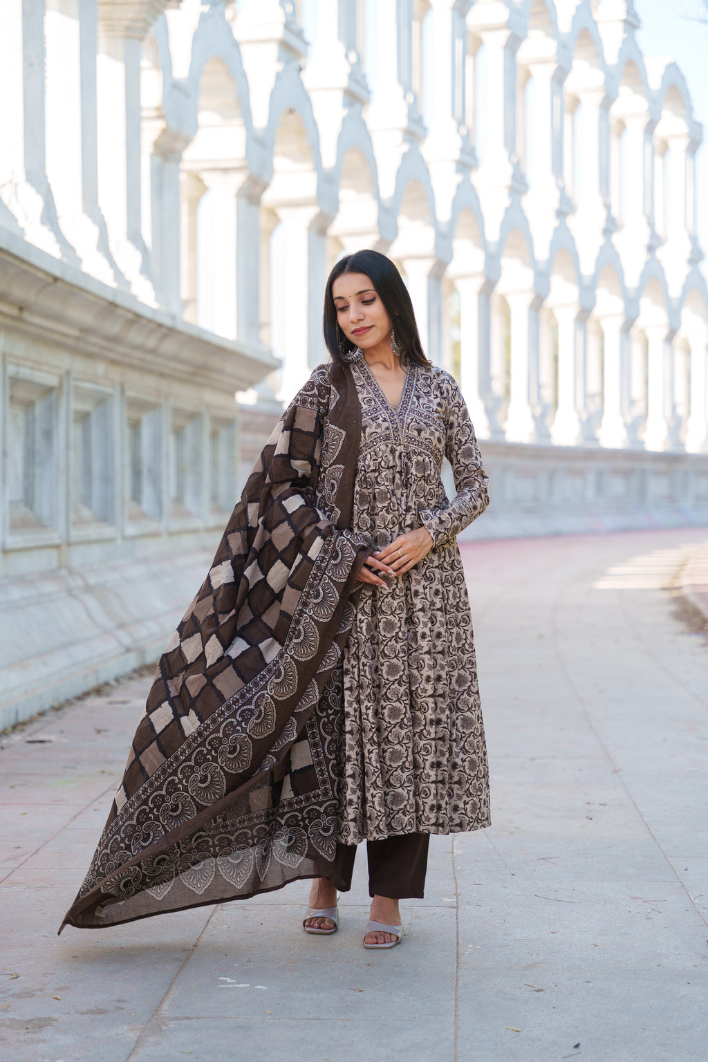 Nishitha Anarkali Suit Set