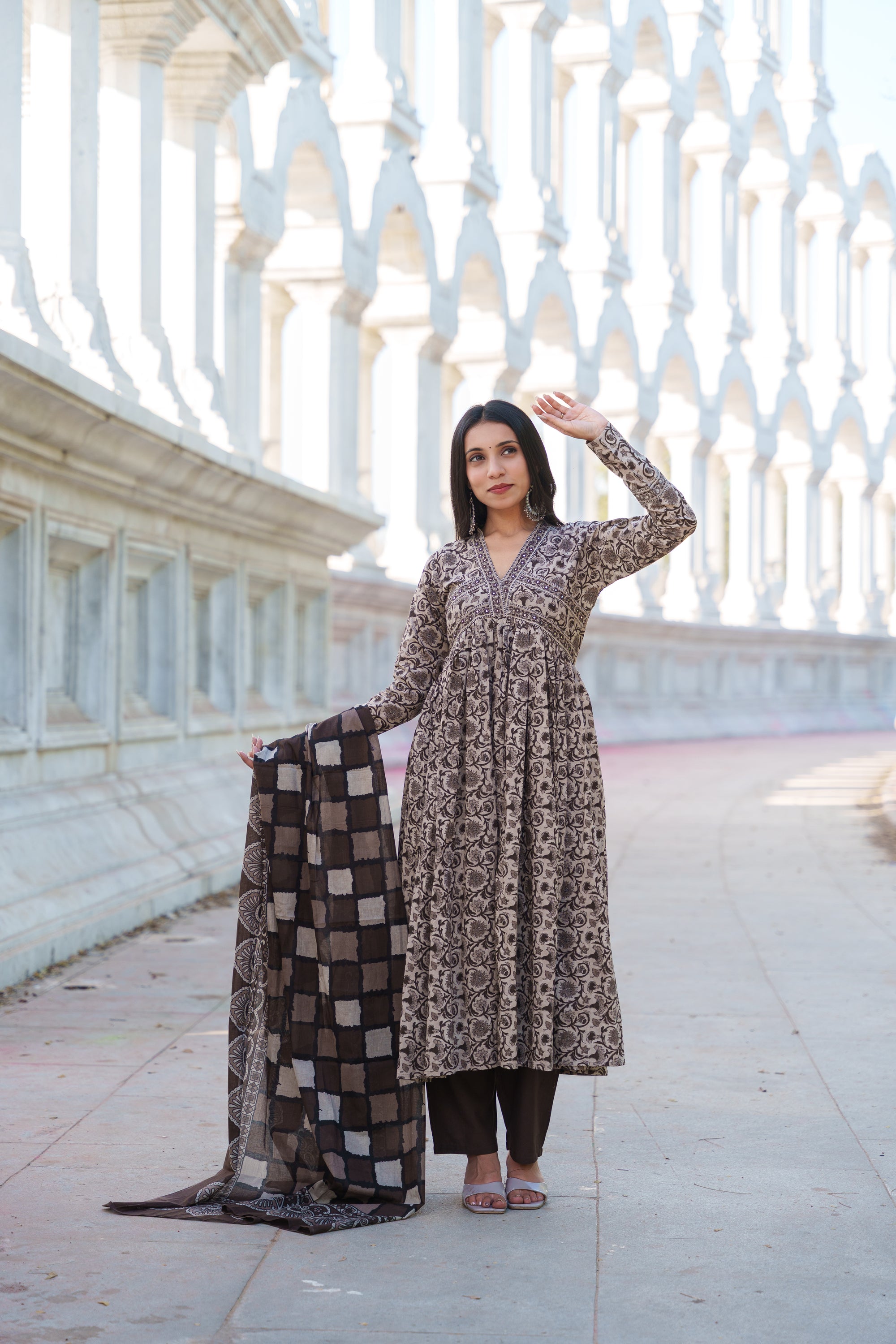 Nishitha Anarkali Suit Set