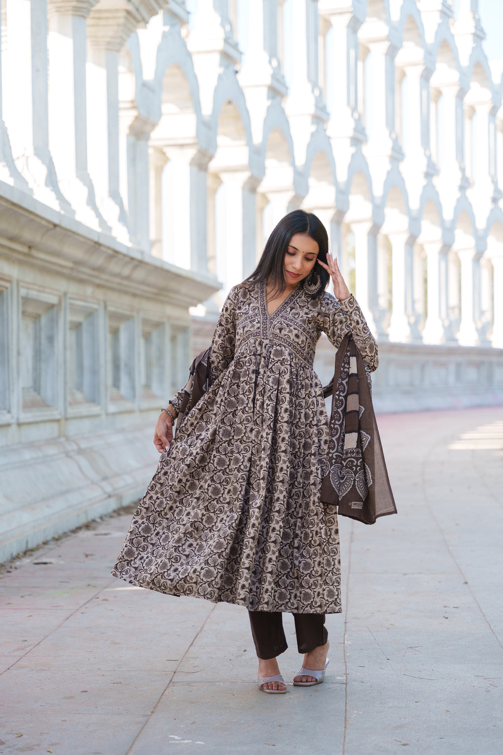 Nishitha Anarkali Suit Set
