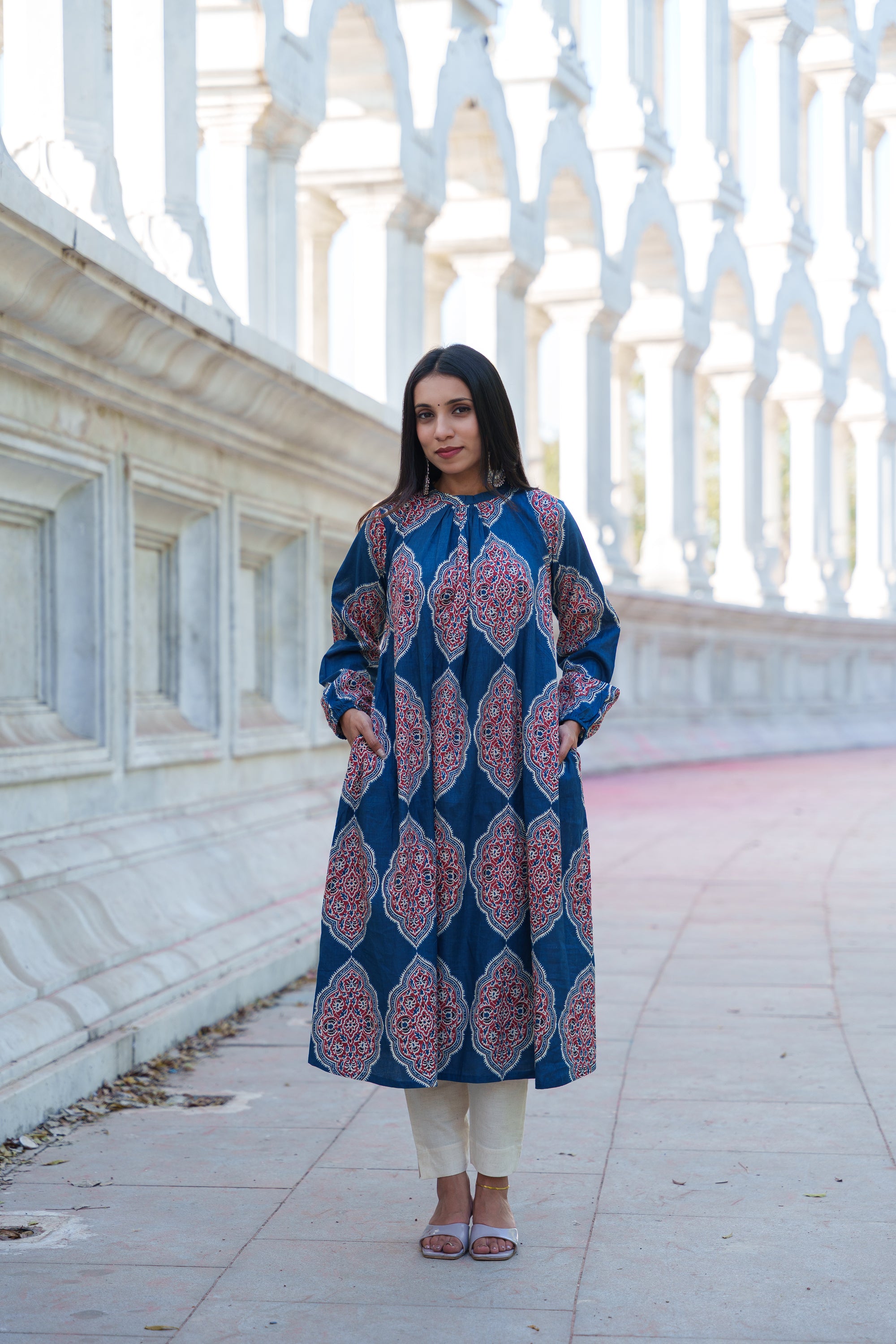 Rishi Handblock Cotton Kurti