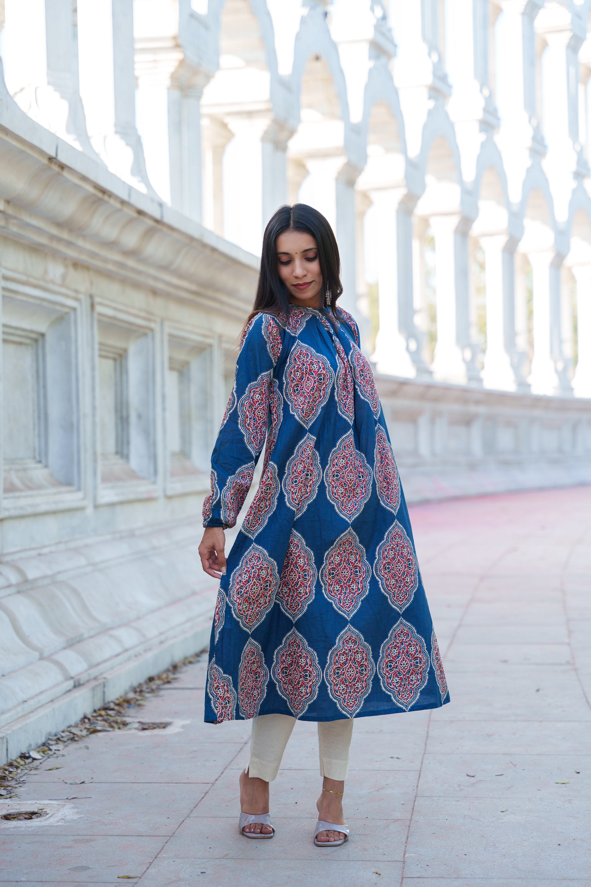 Rishi Handblock Cotton Kurti