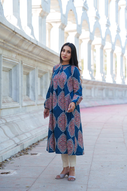Rishi Handblock Cotton Kurti