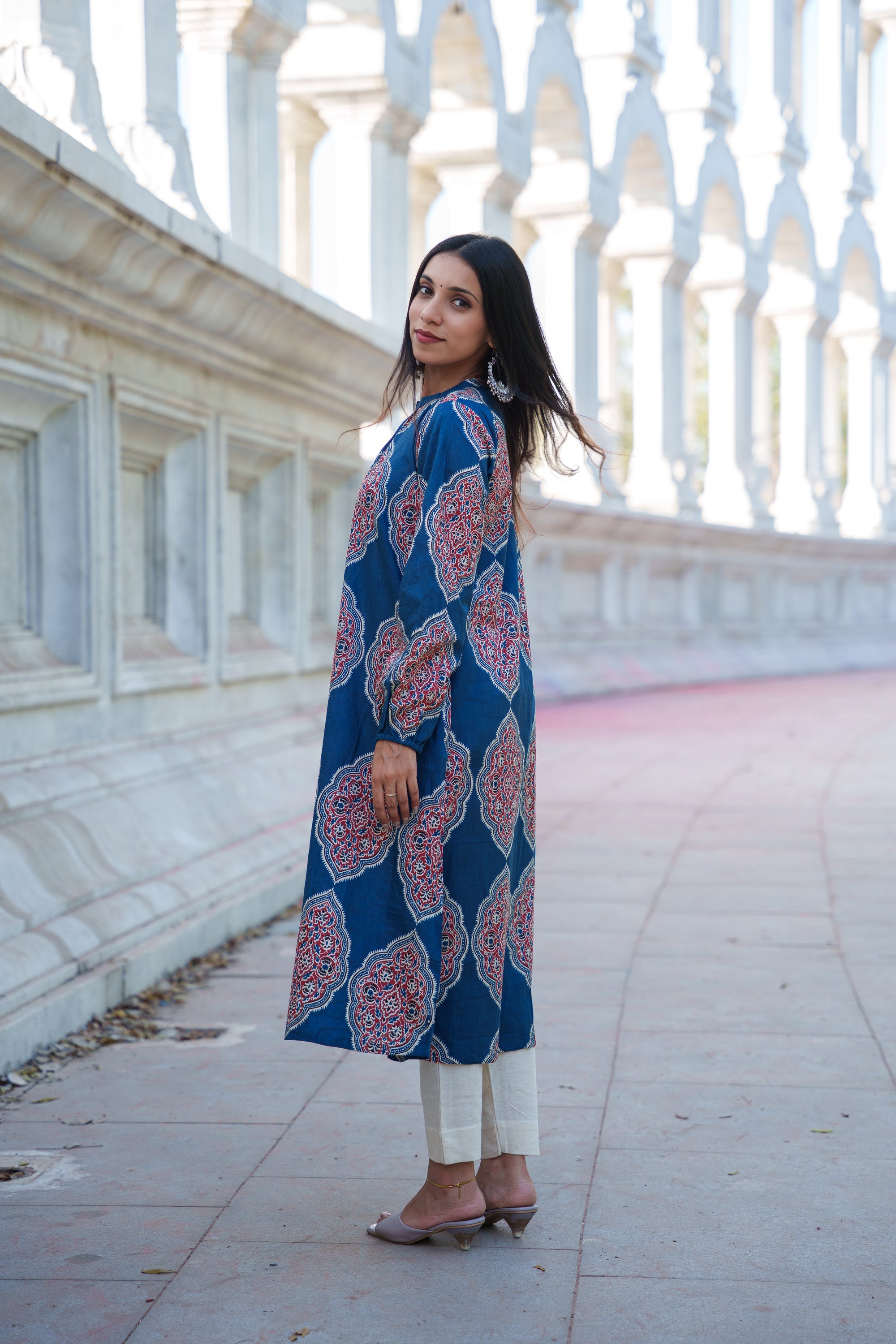 Rishi Handblock Cotton Kurti