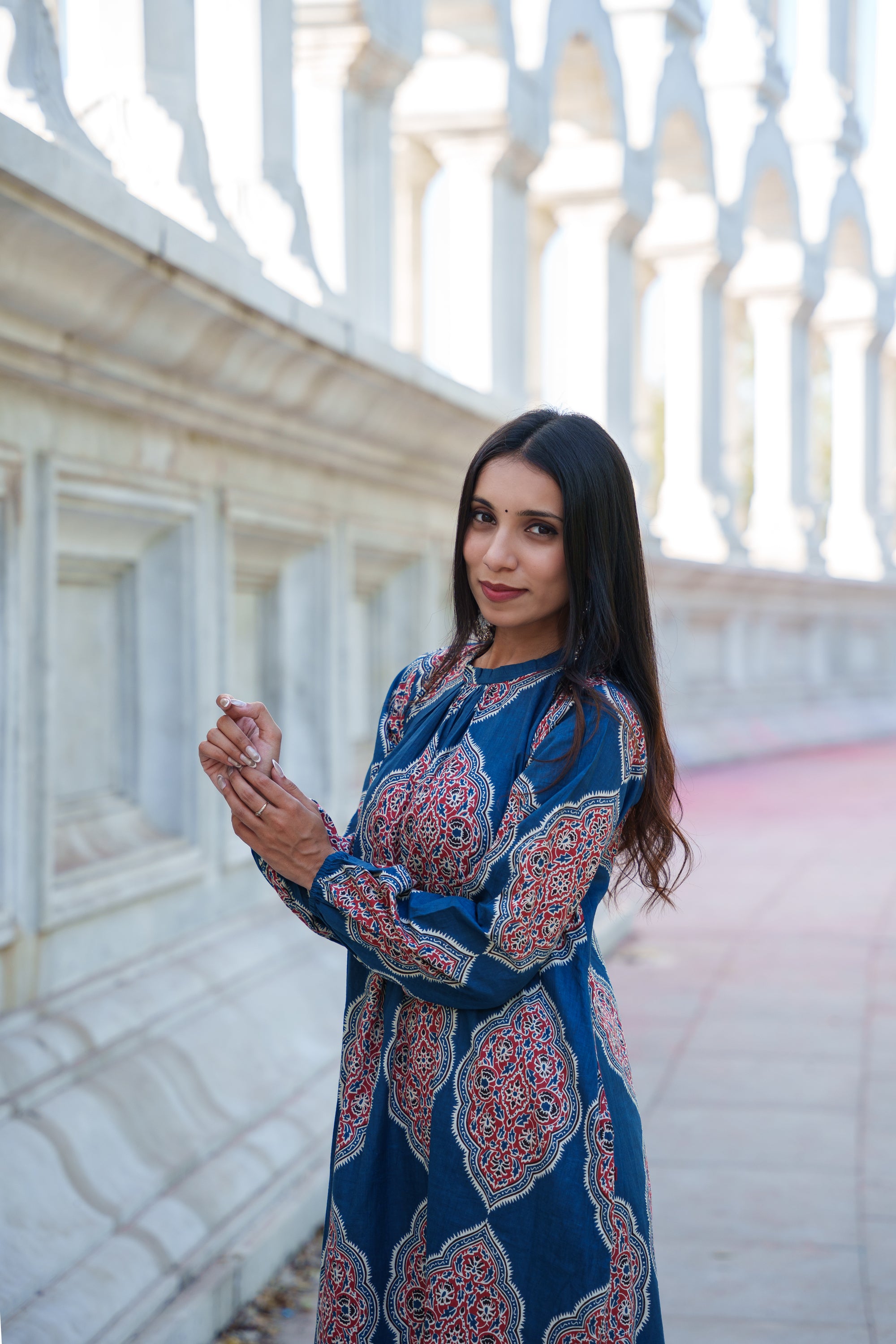 Rishi Handblock Cotton Kurti
