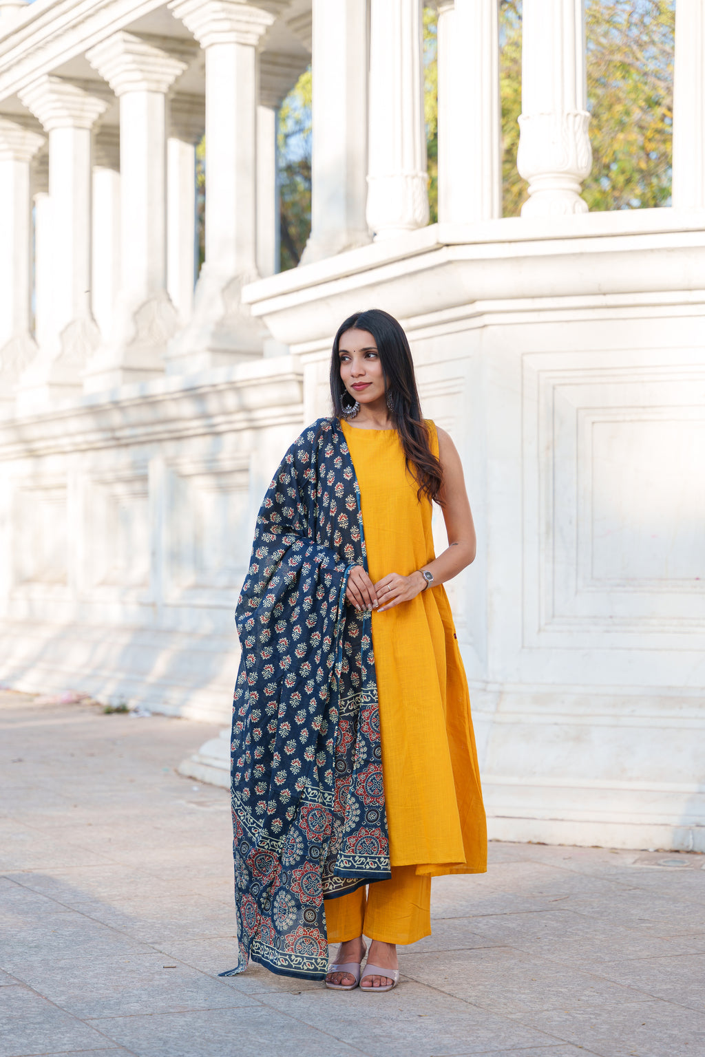 Tanvi Khadi Cotton Suit Set