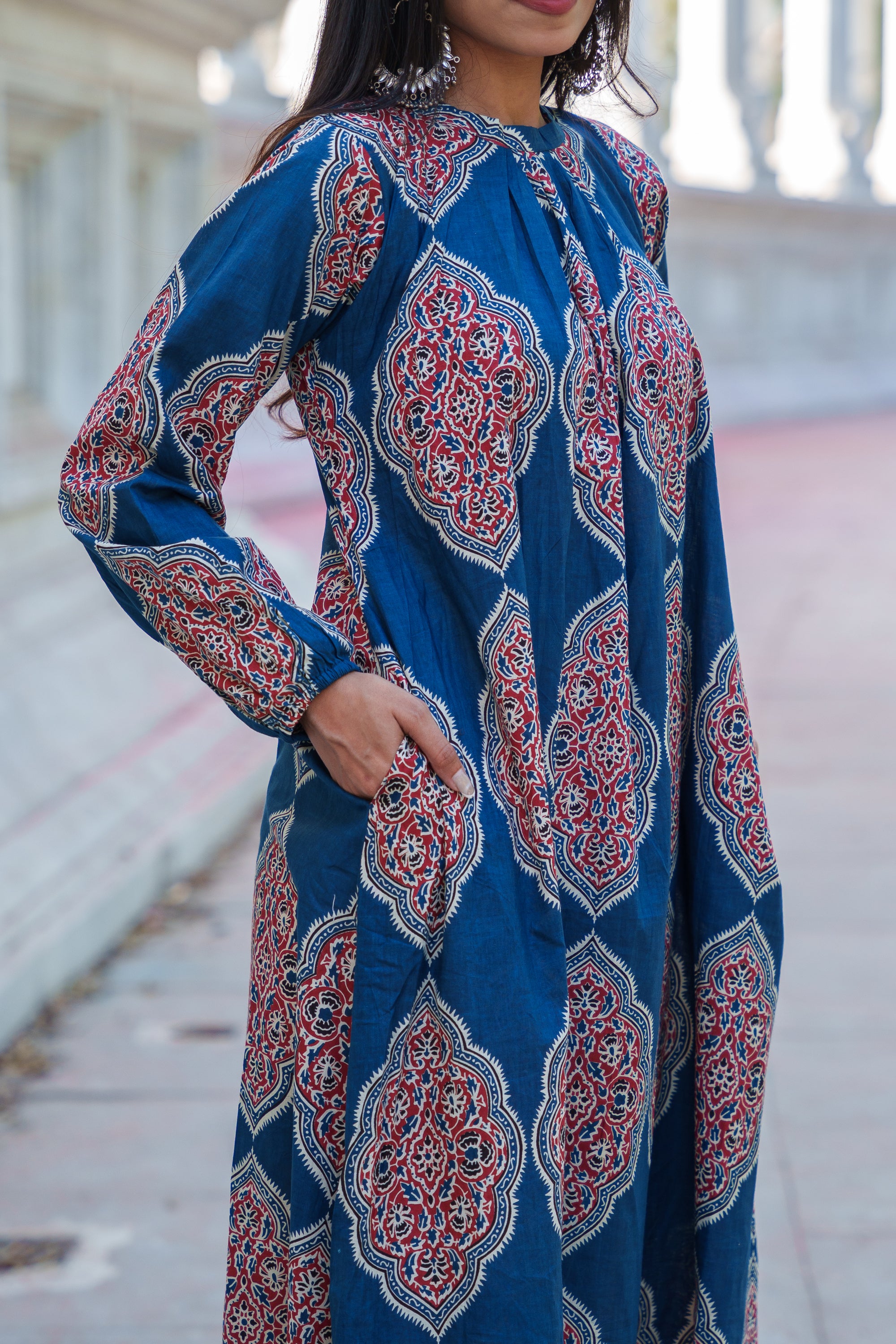 Rishi Handblock Cotton Kurti
