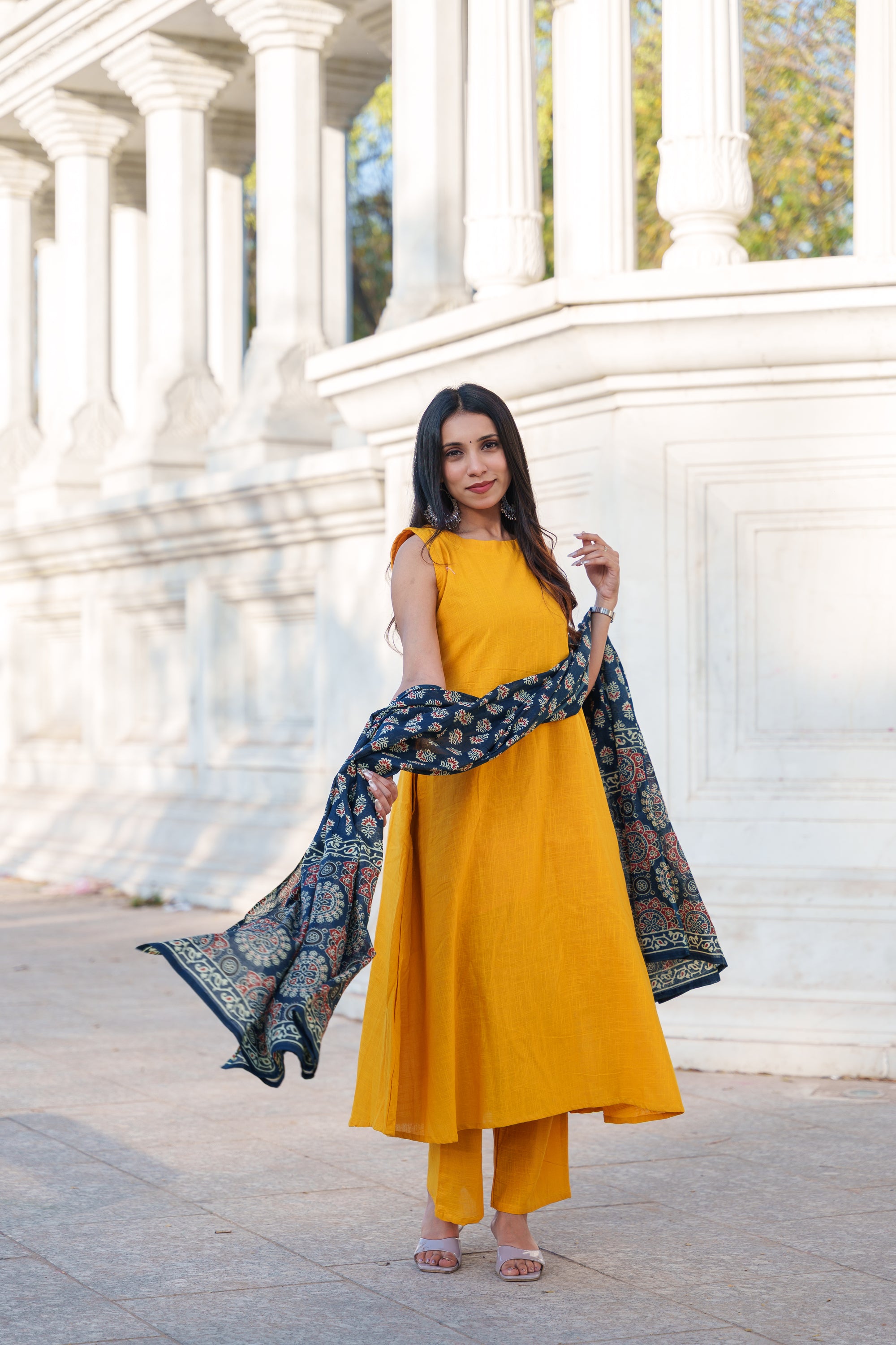 Tanvi Khadi Cotton Suit Set
