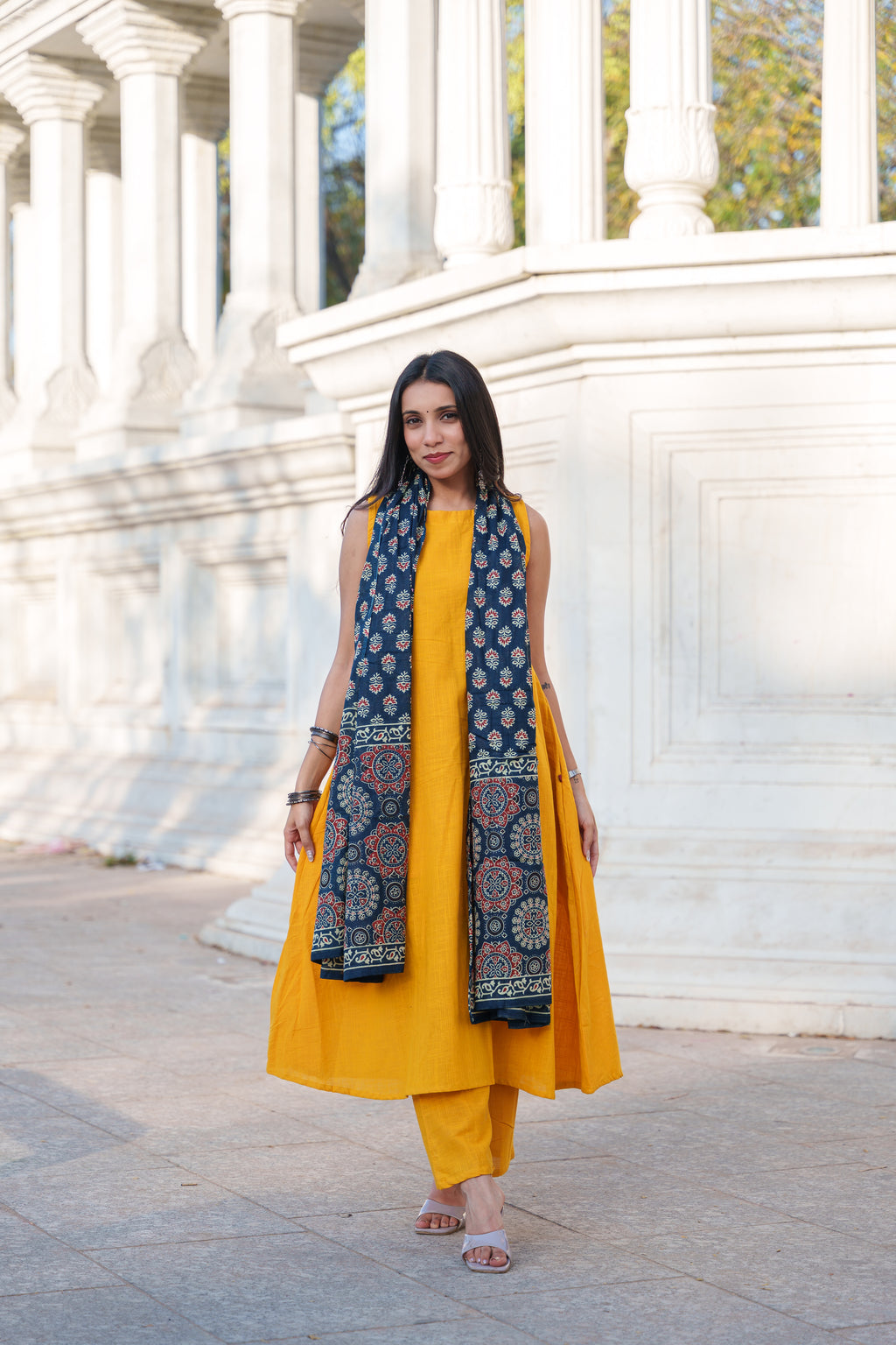 Tanvi Khadi Cotton Suit Set