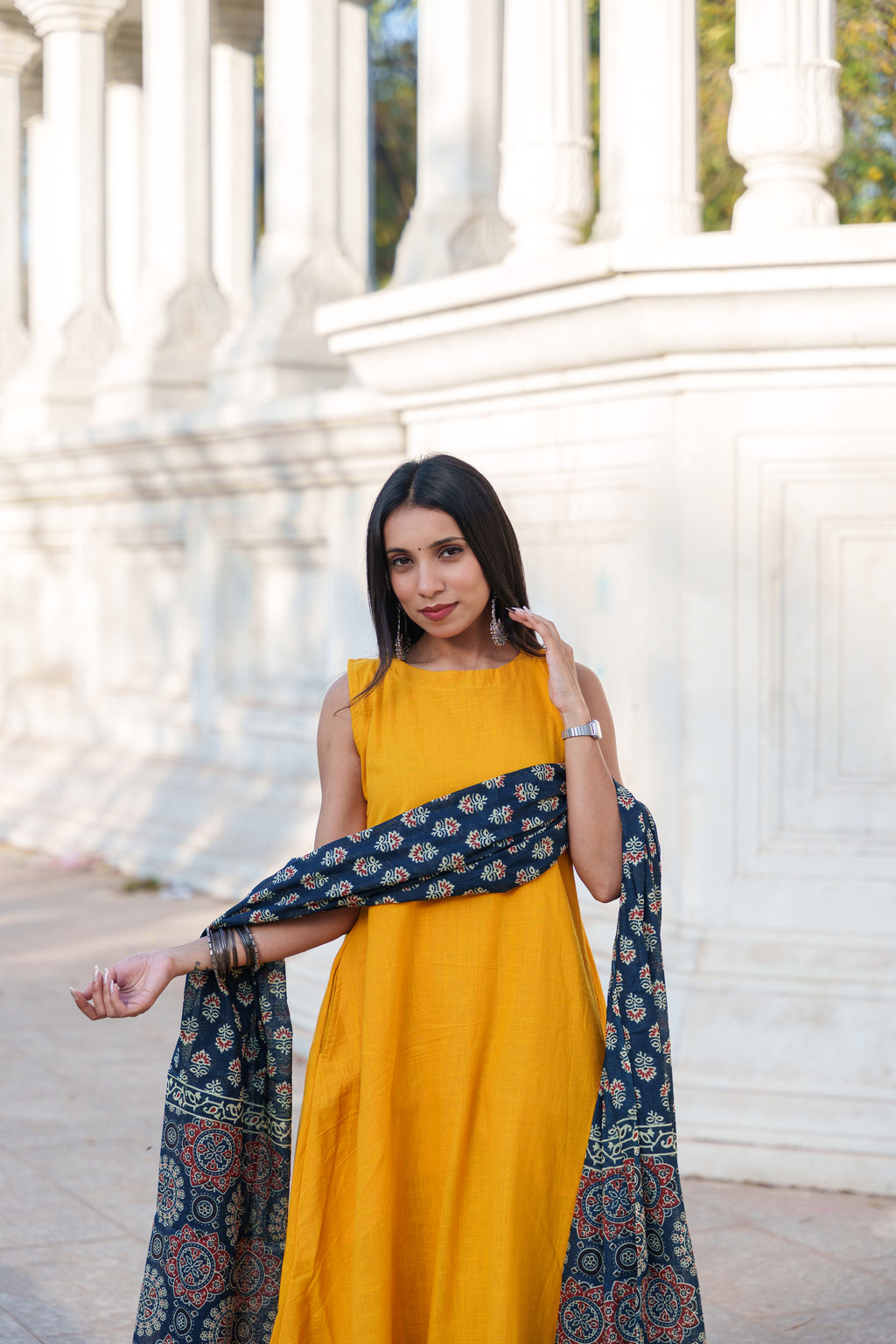 Tanvi Khadi Cotton Suit Set
