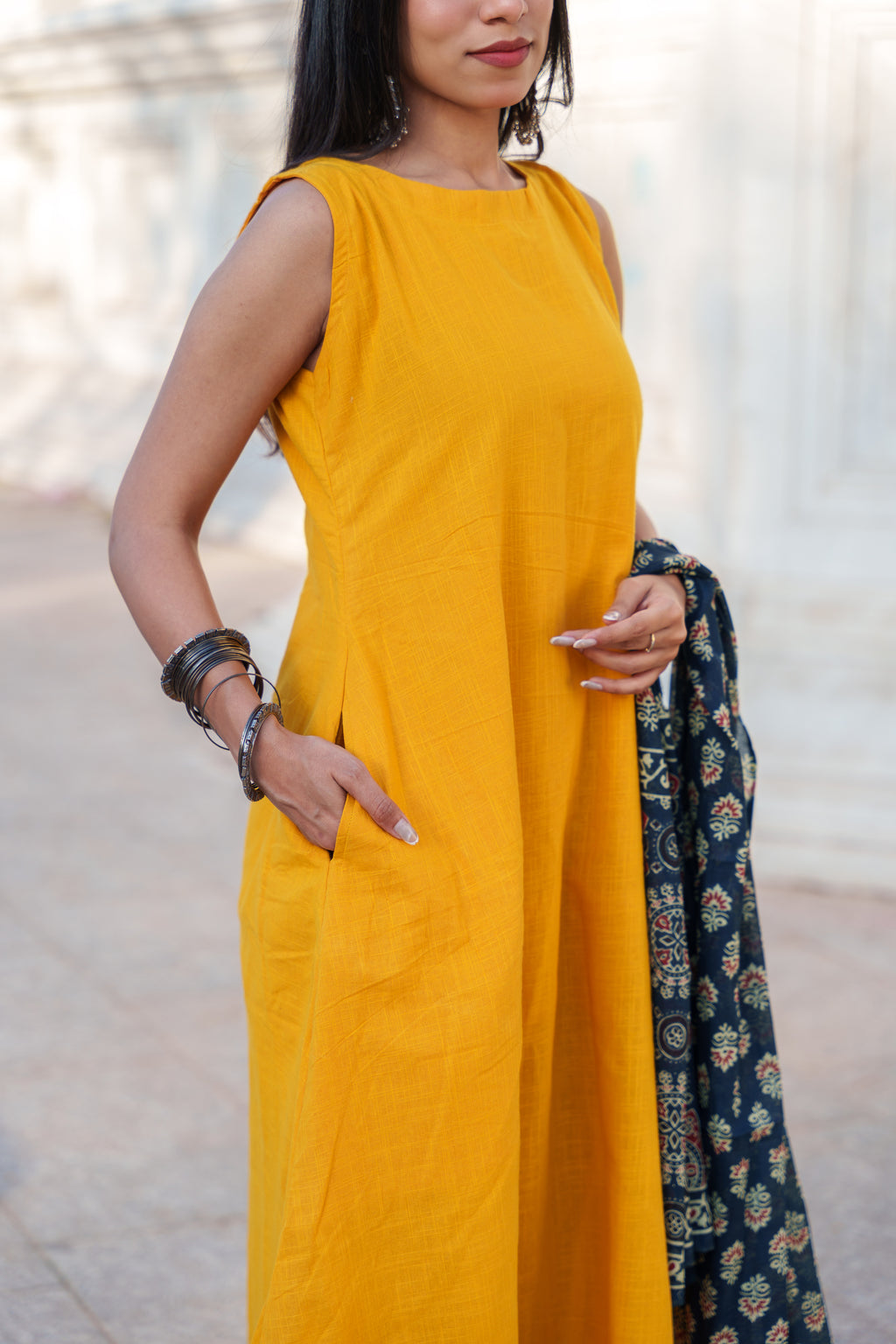 Tanvi Khadi Cotton Suit Set