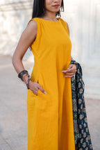 Tanvi Khadi Cotton Suit Set