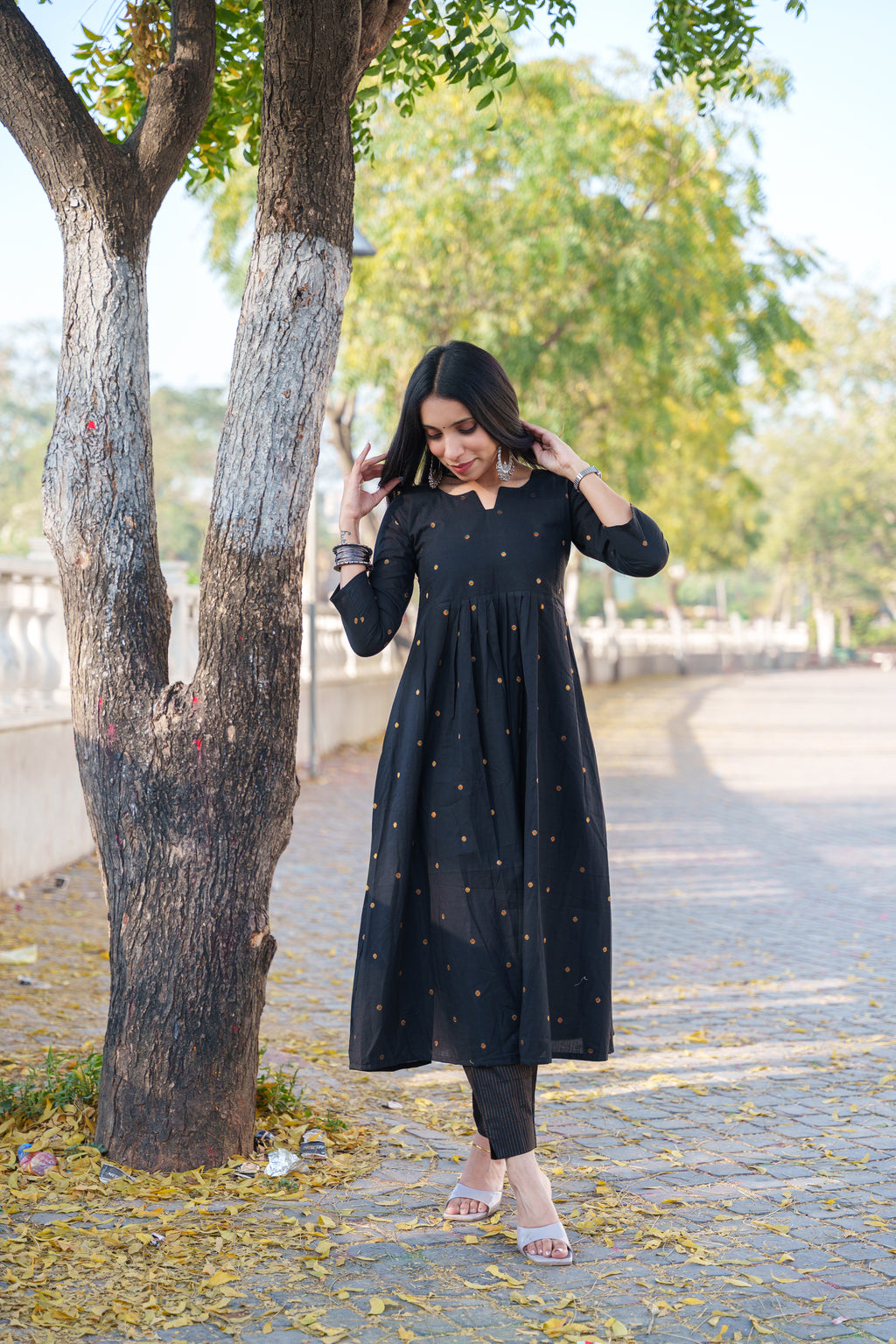 Pavai Handloom cotton Co ord set