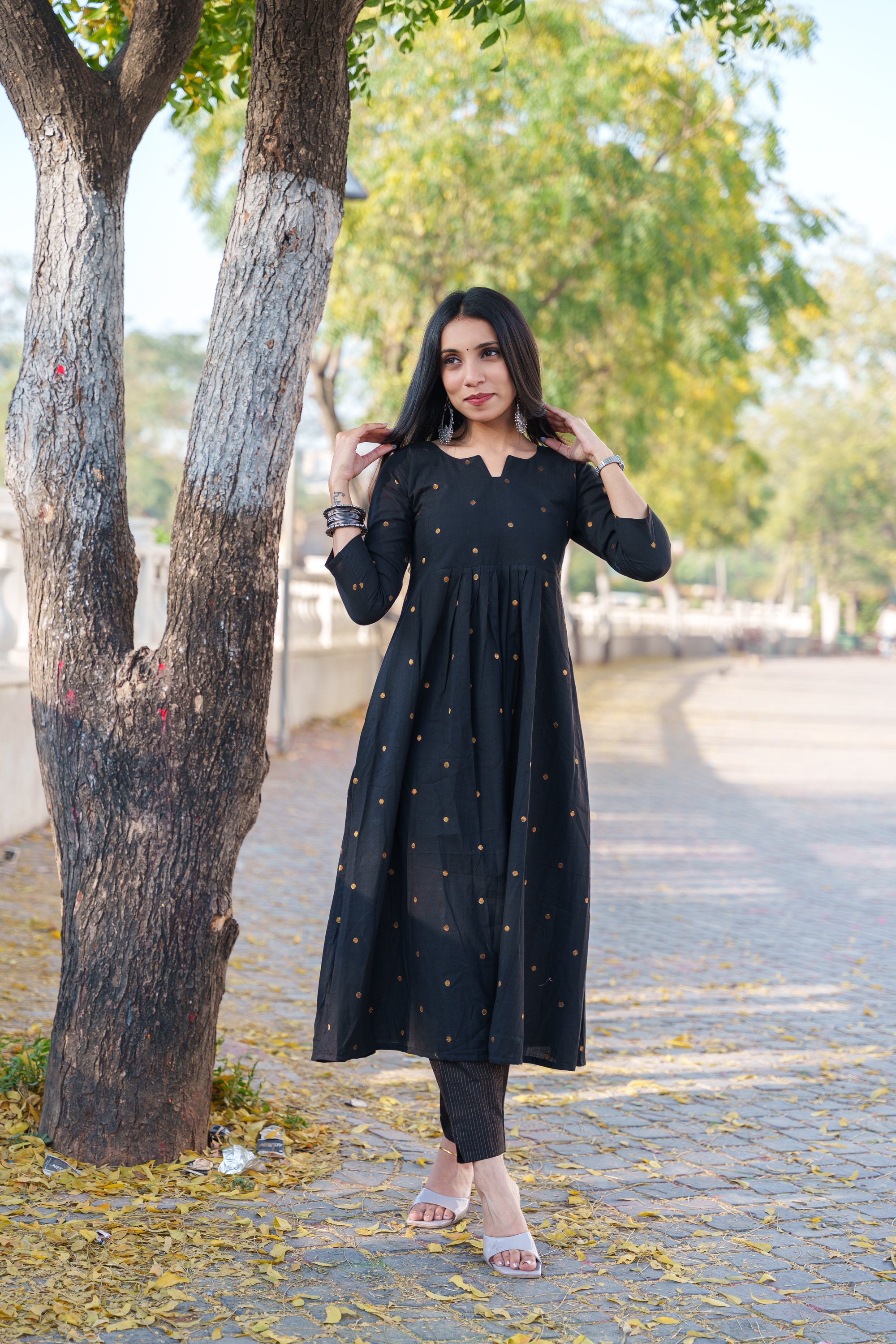 Pavai Handloom cotton Co ord set