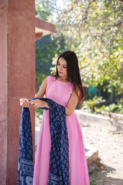 Tara Khadi Cotton Suit Set
