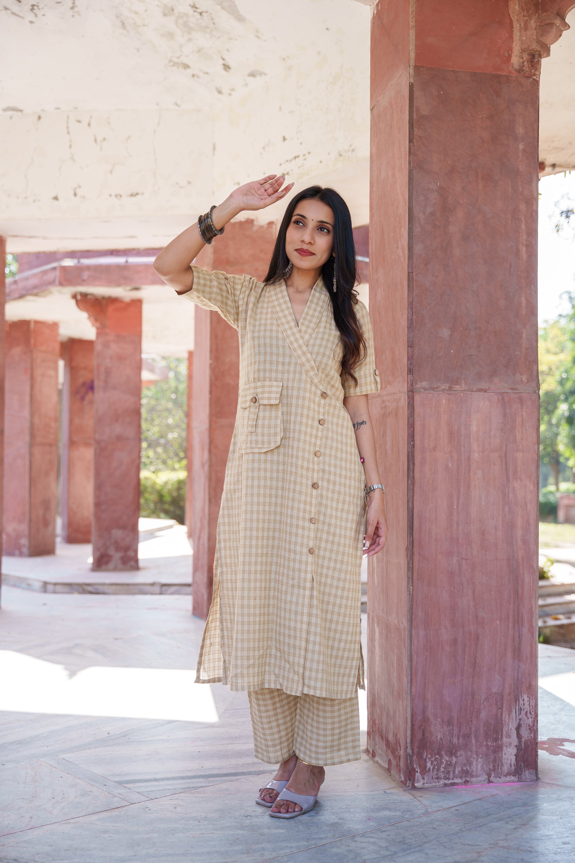 Mehar Handloom Co-ord Set