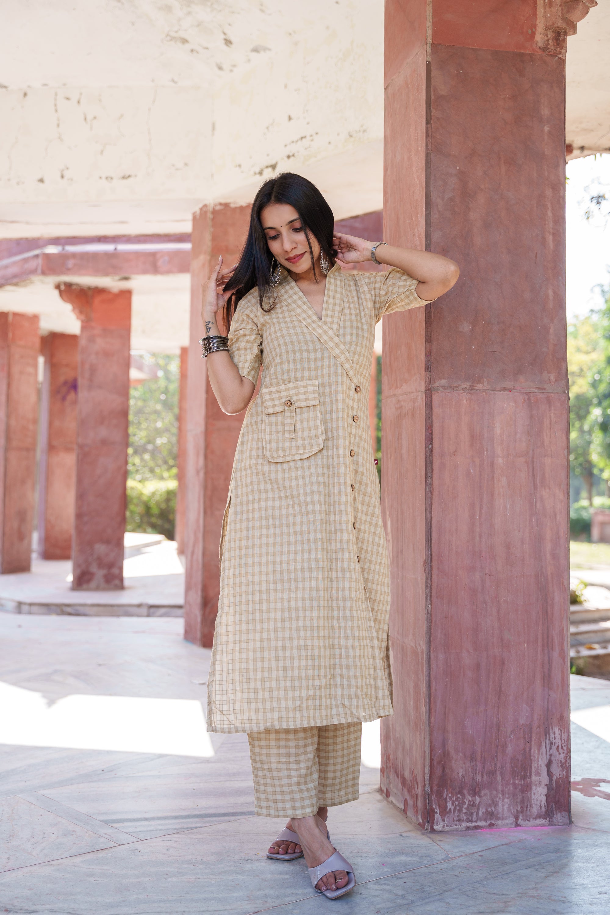 Mehar Handloom Co-ord Set