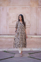 Enya Handblock Cotton Kurti