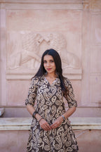 Enya Handblock Cotton Kurti