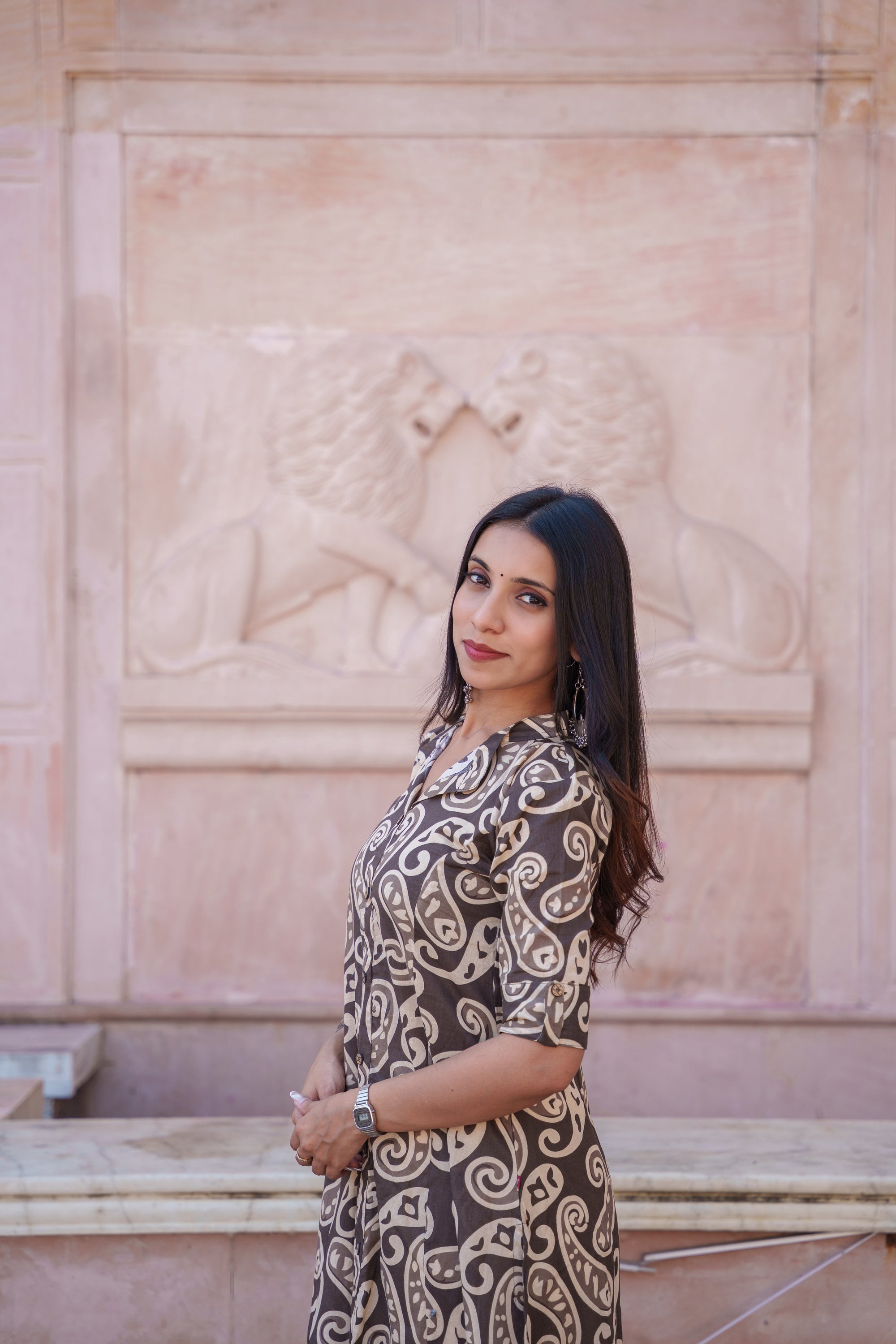 Enya Handblock Cotton Kurti
