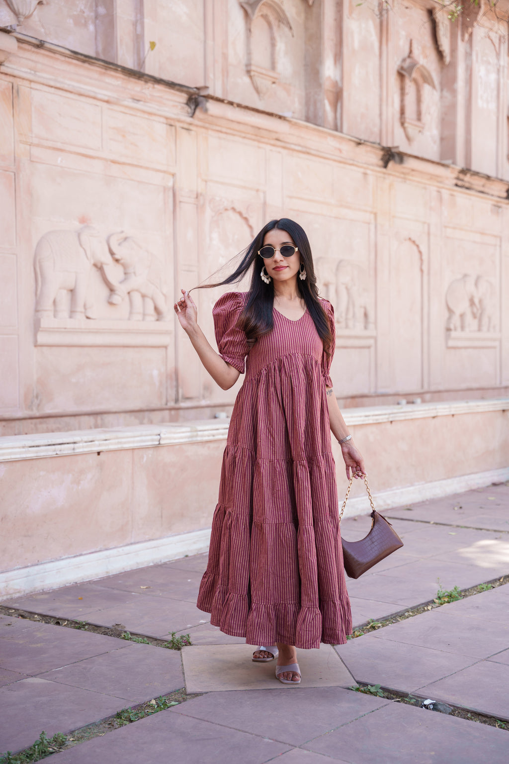 Shaani Tiered Midi Dress