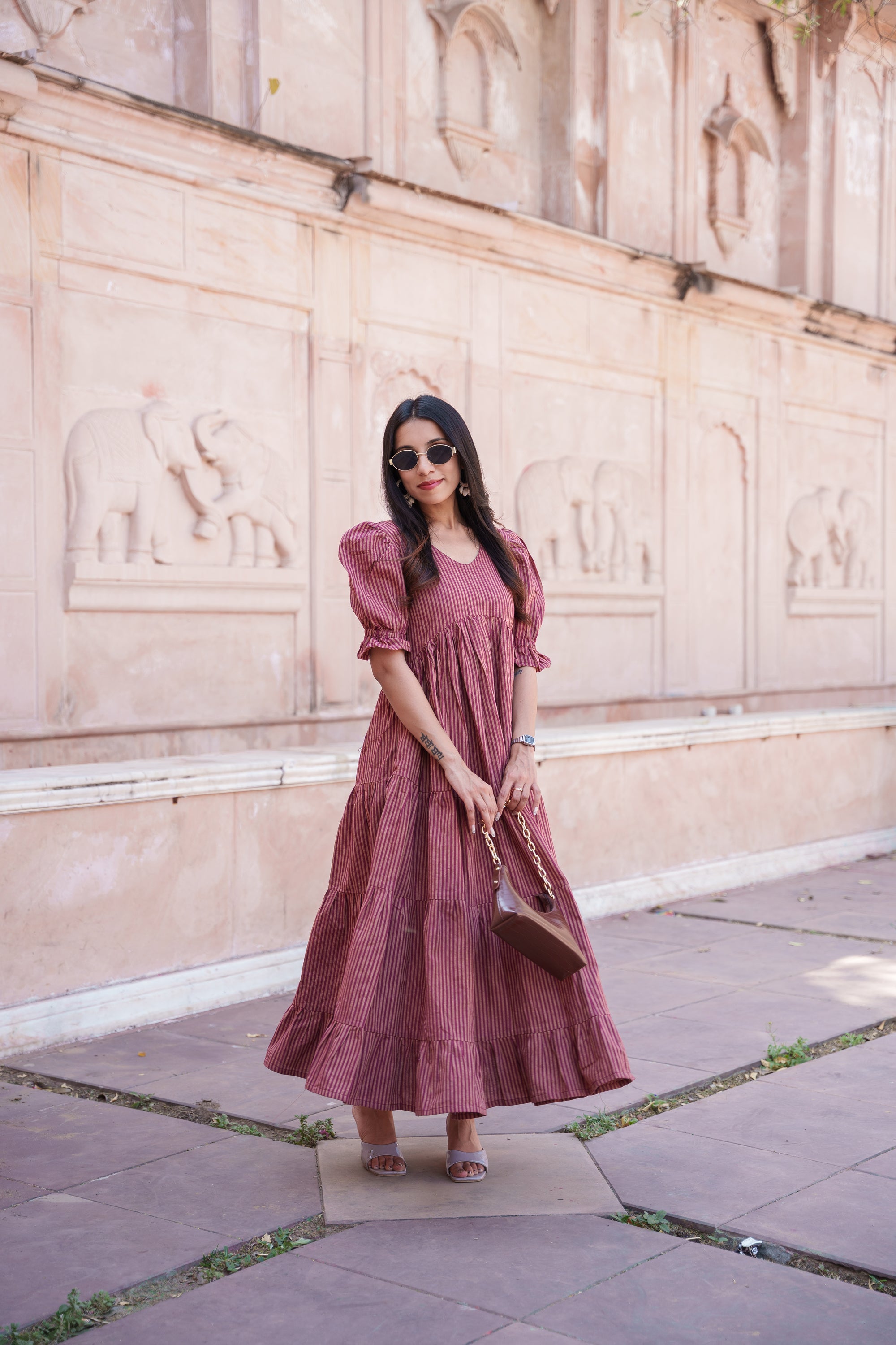 Shaani Tiered Midi Dress