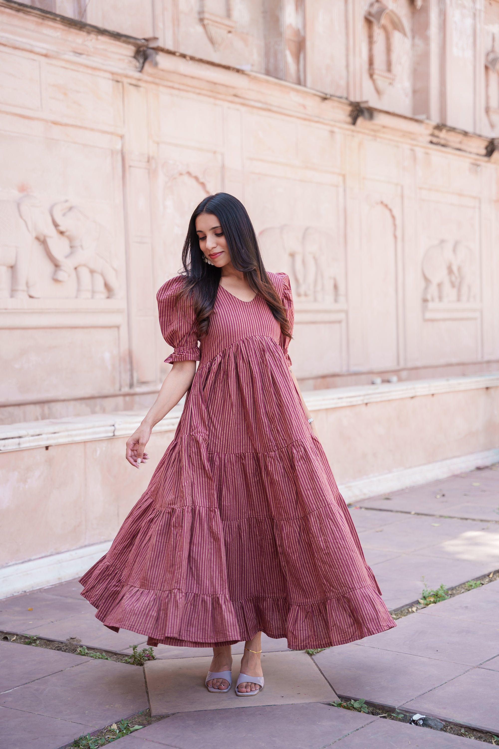 Shaani Tiered Midi Dress