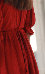 Steffy Schiffli Hakoba cotton Dress