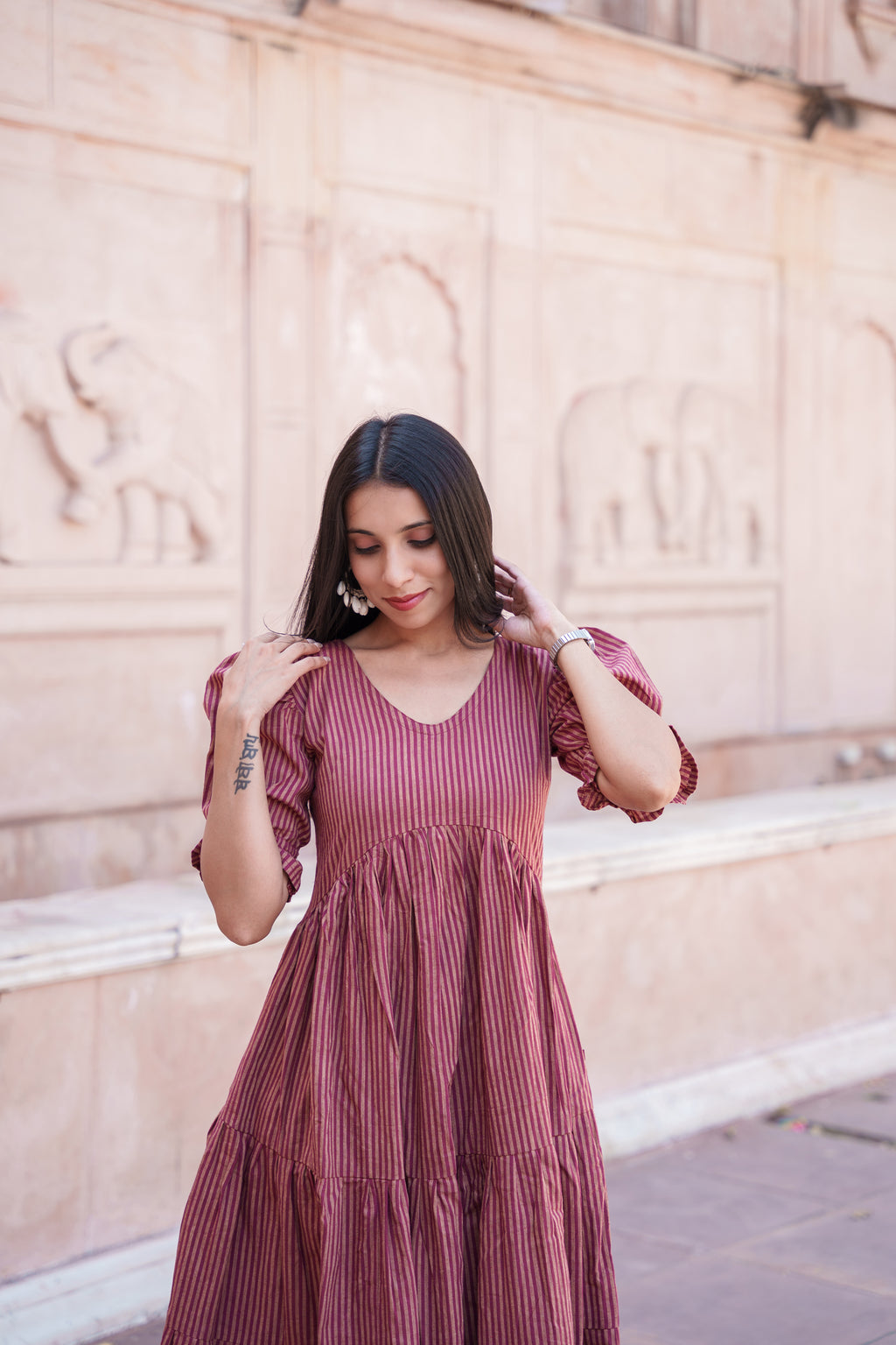 Shaani Tiered Midi Dress