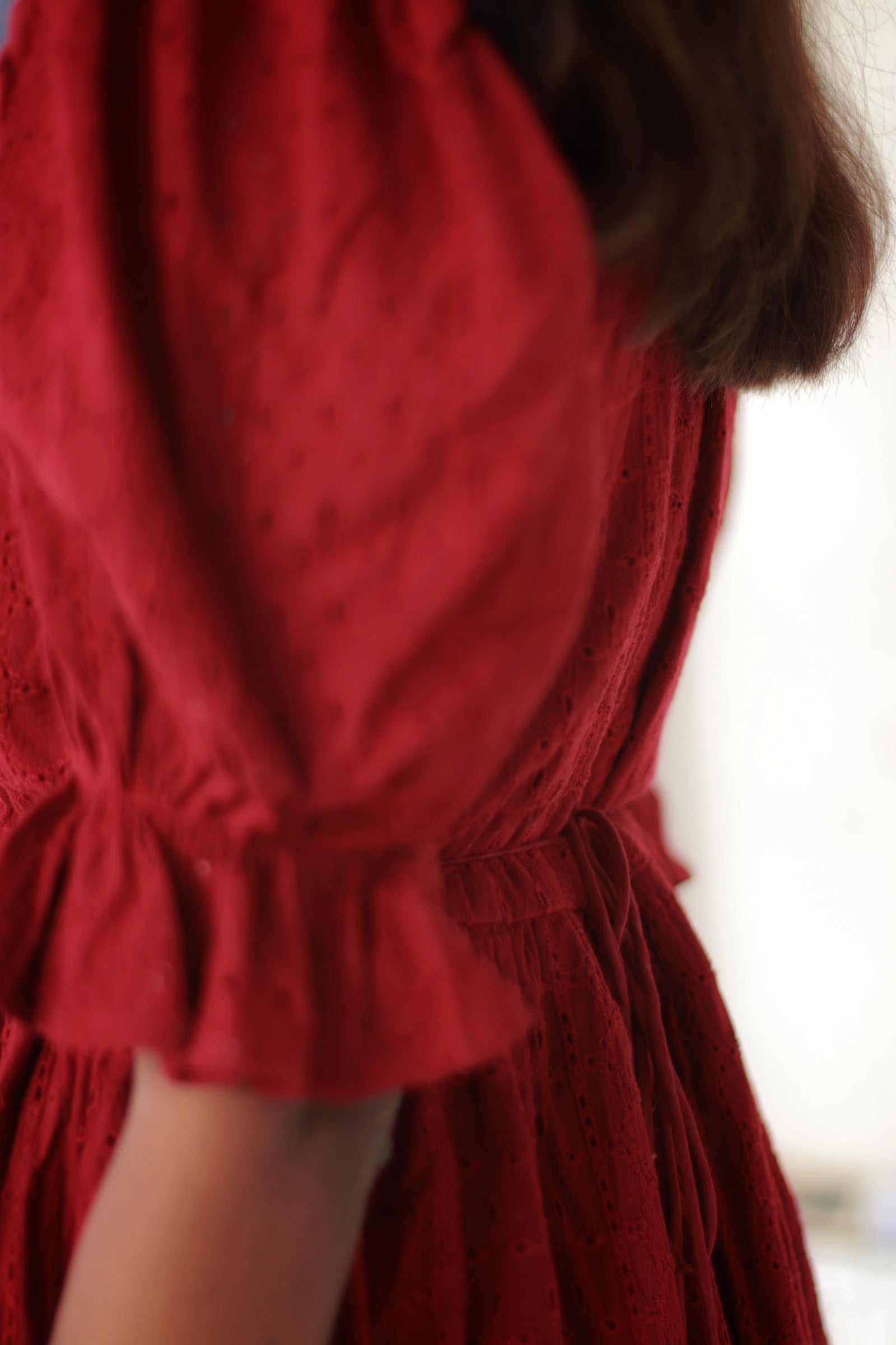 Steffy Schiffli Hakoba cotton Dress