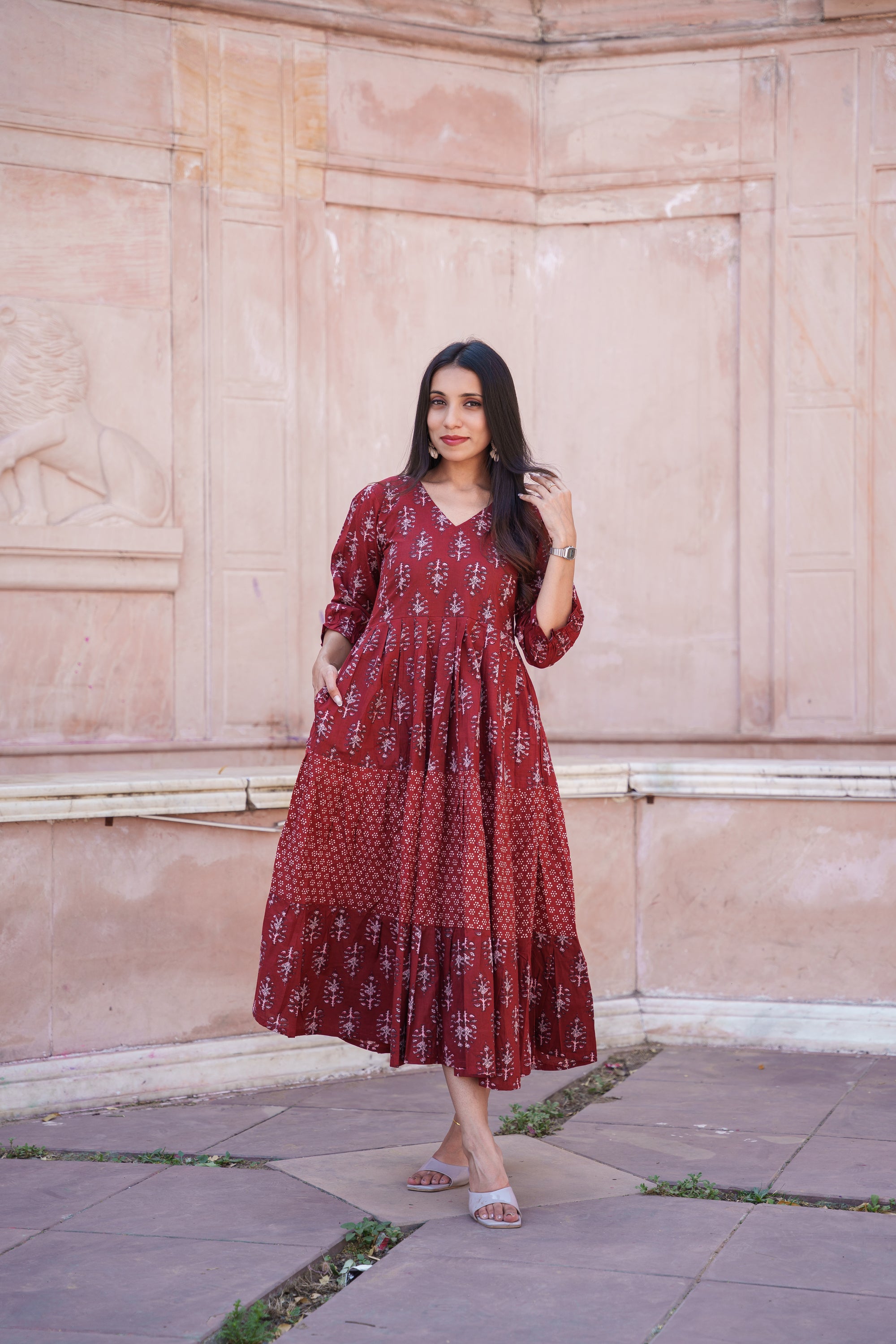 Ishita Tiered Midi Dress