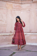 Ishita Tiered Midi Dress