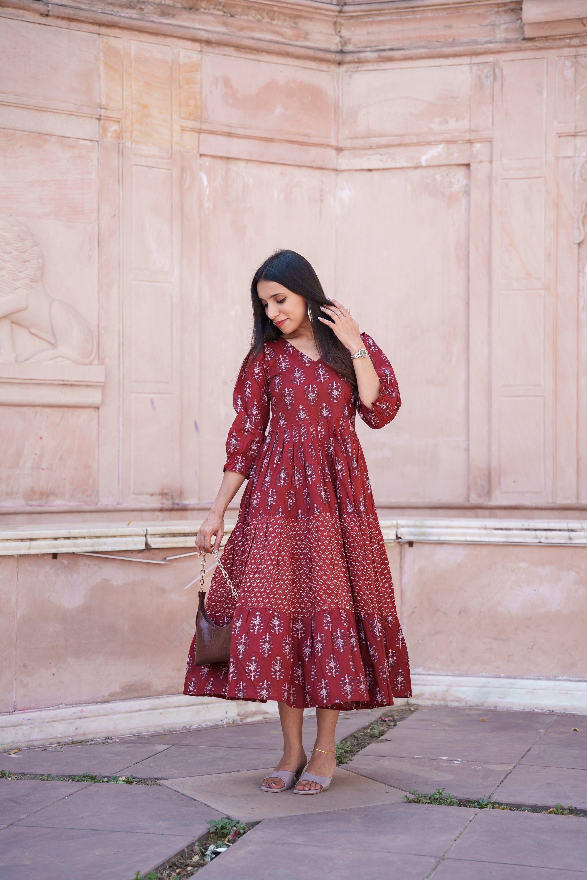 Ishita Tiered Midi Dress