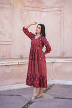 Ishita Tiered Midi Dress