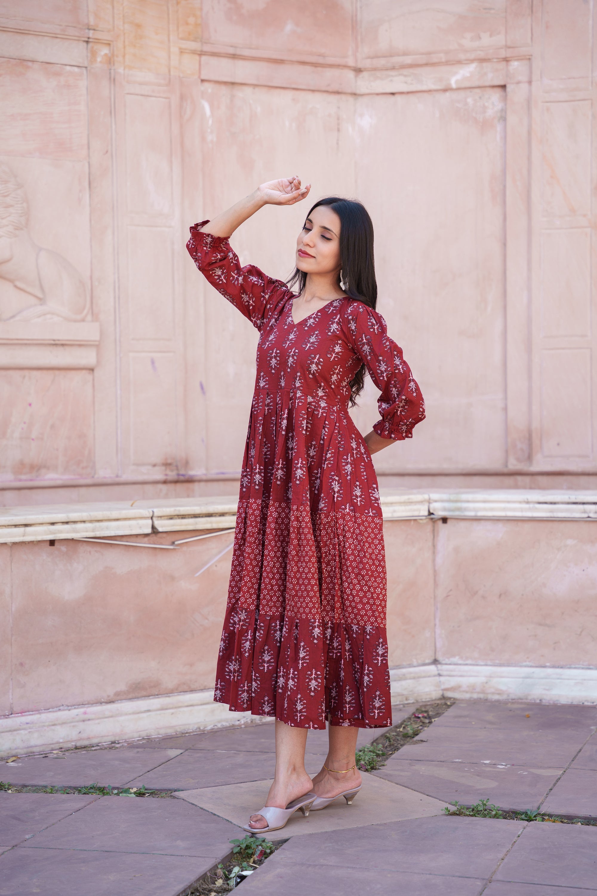 Ishita Tiered Midi Dress