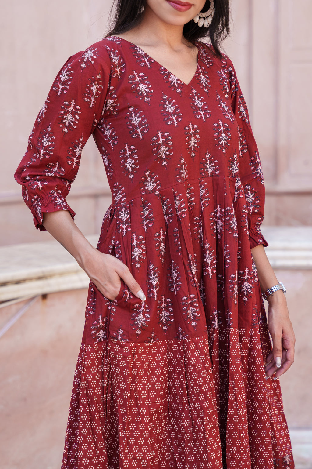 Ishita Tiered Midi Dress