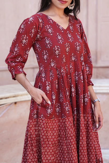 Ishita Tiered Midi Dress