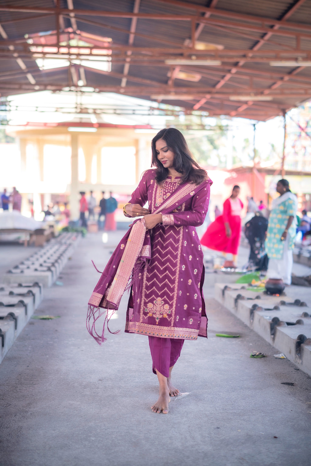 Mahathi Silk Cotton Suit Set