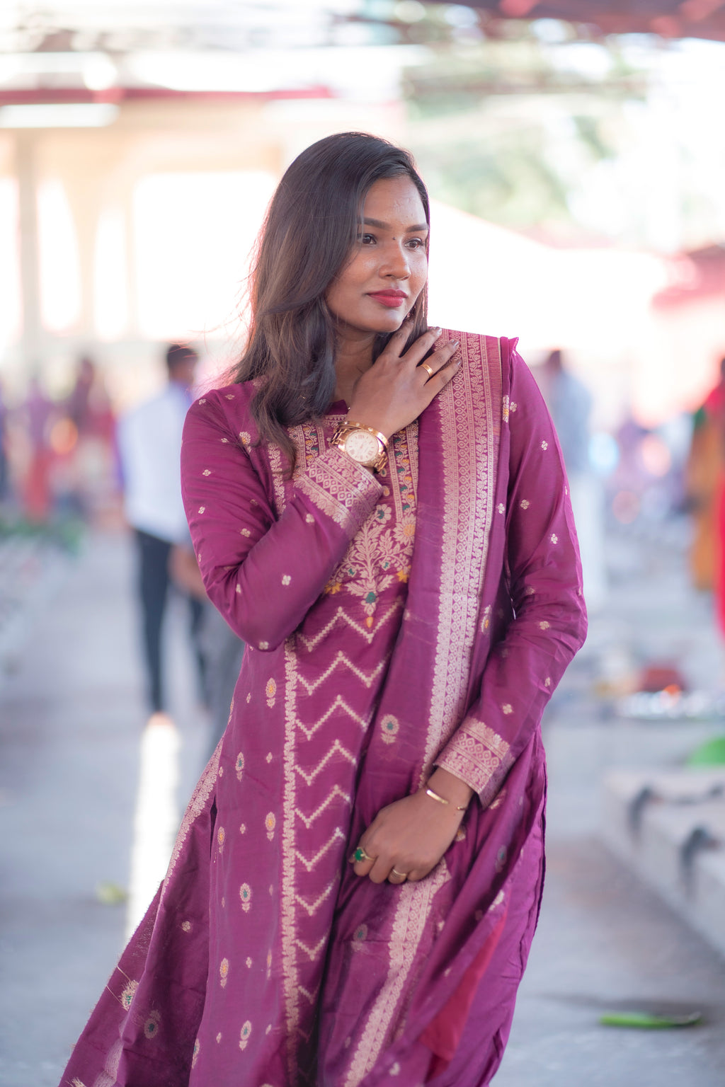 Mahathi Silk Cotton Suit Set