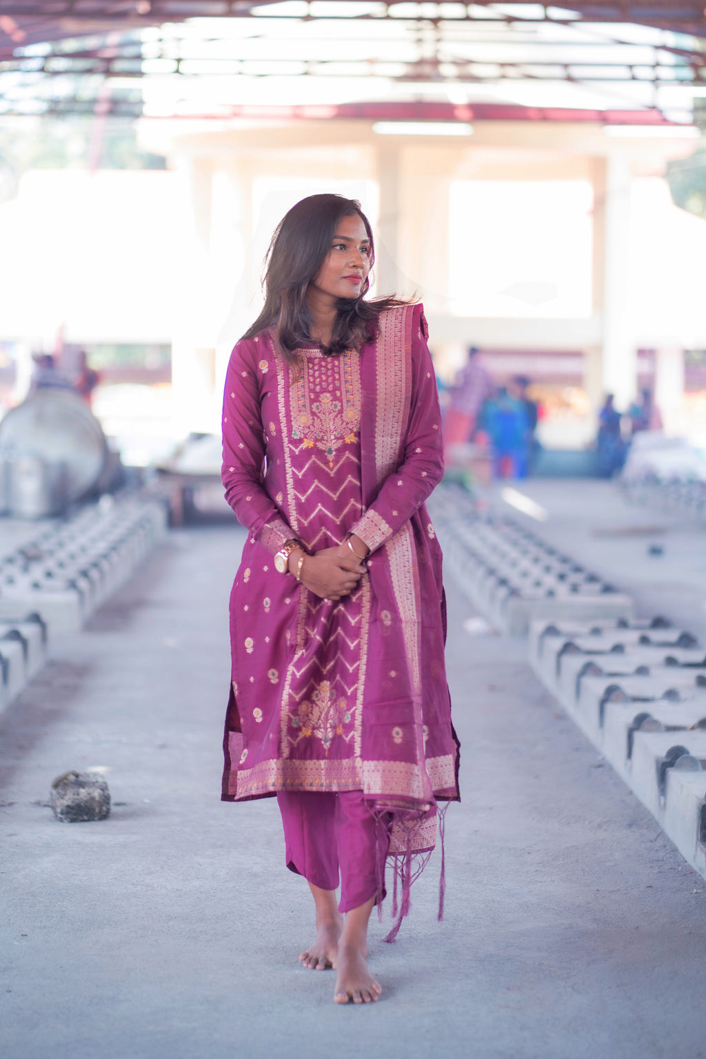 Mahathi Silk Cotton Suit Set