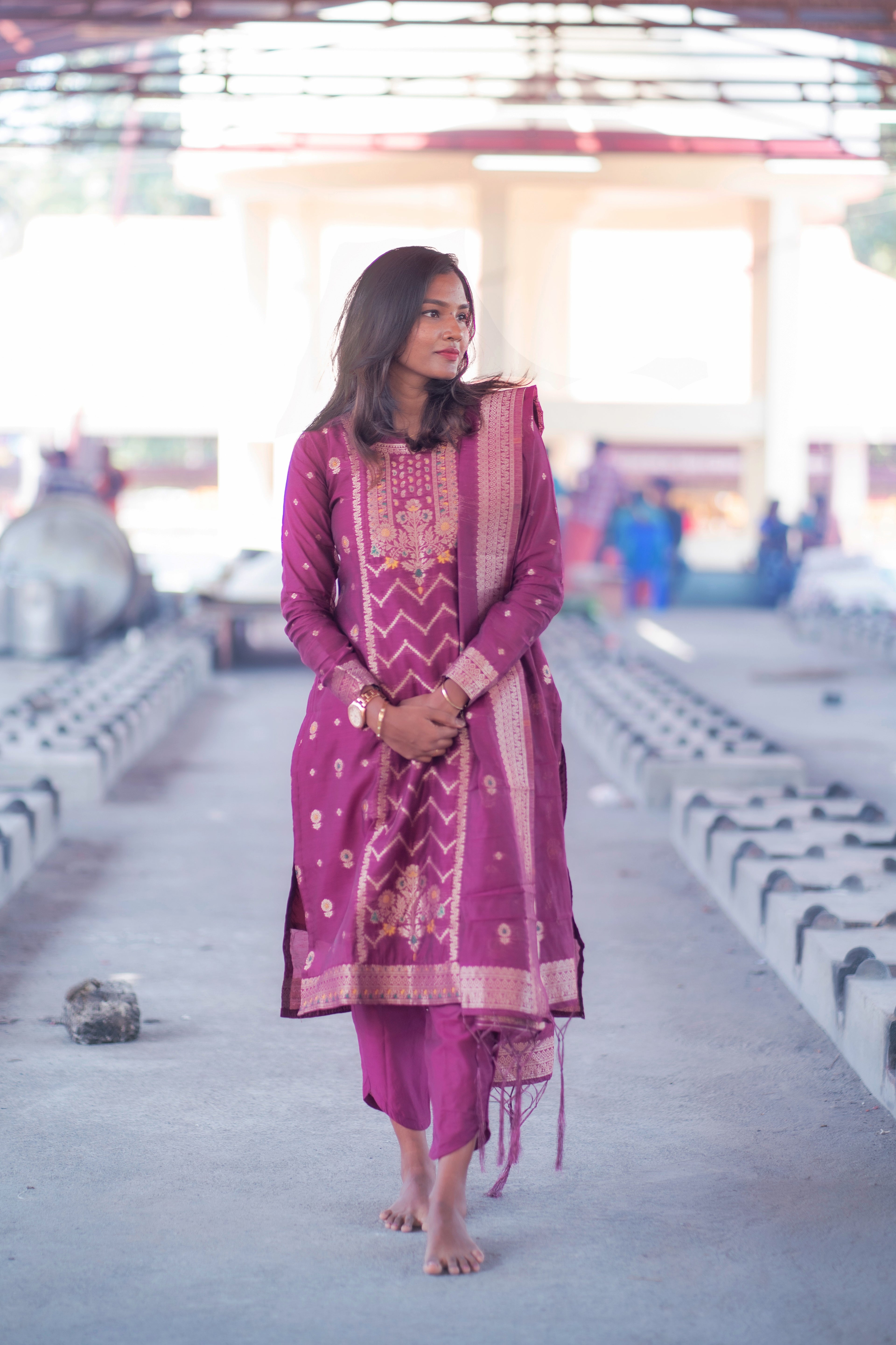 Mahathi Silk Cotton Suit Set