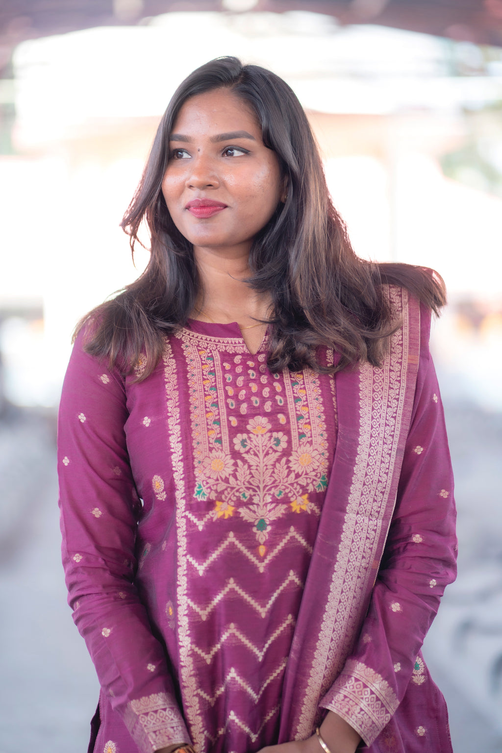 Mahathi Silk Cotton Suit Set