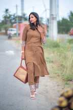 Buvi Cotton Kurta & Pant Set