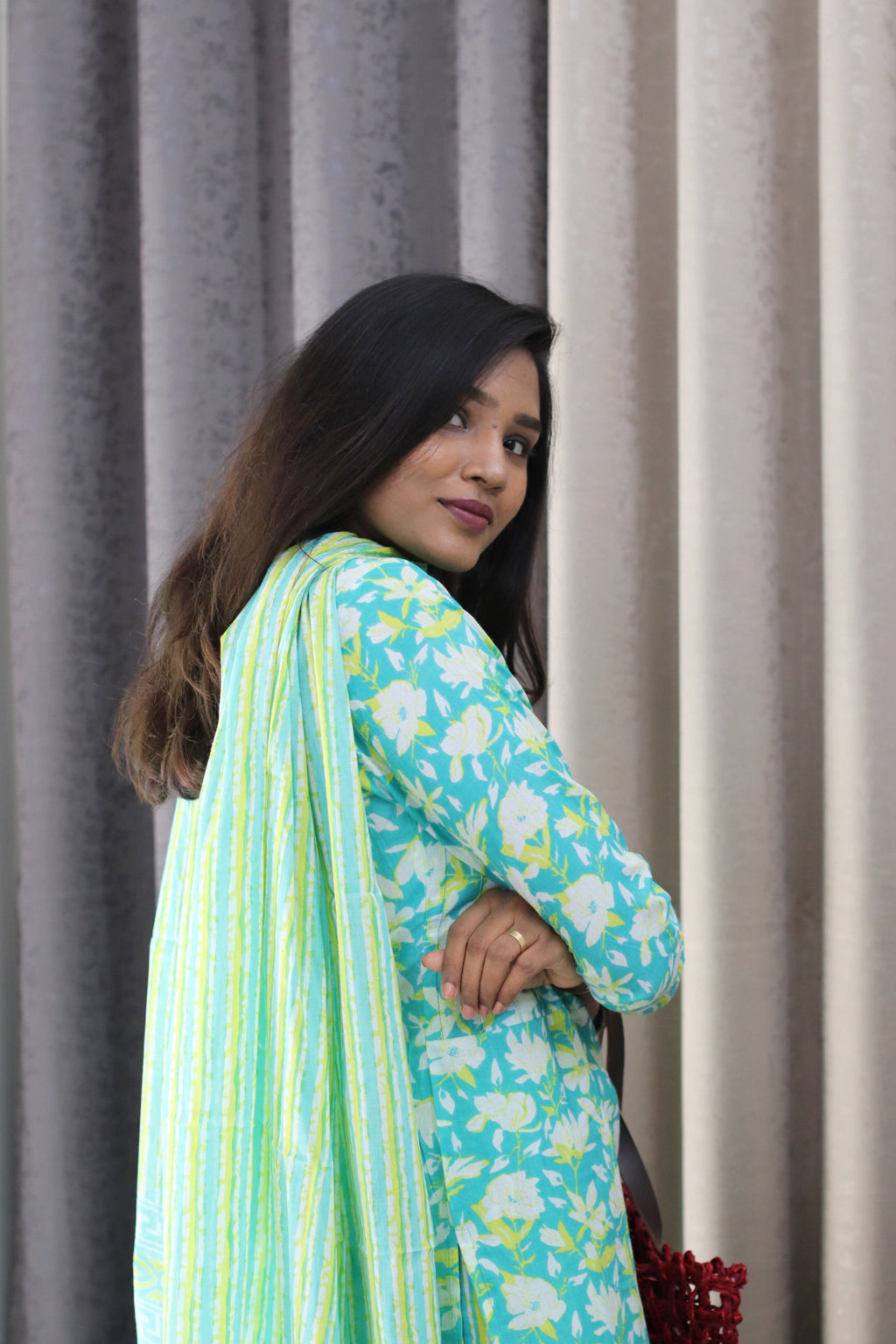 Evie Handblock Cotton Set