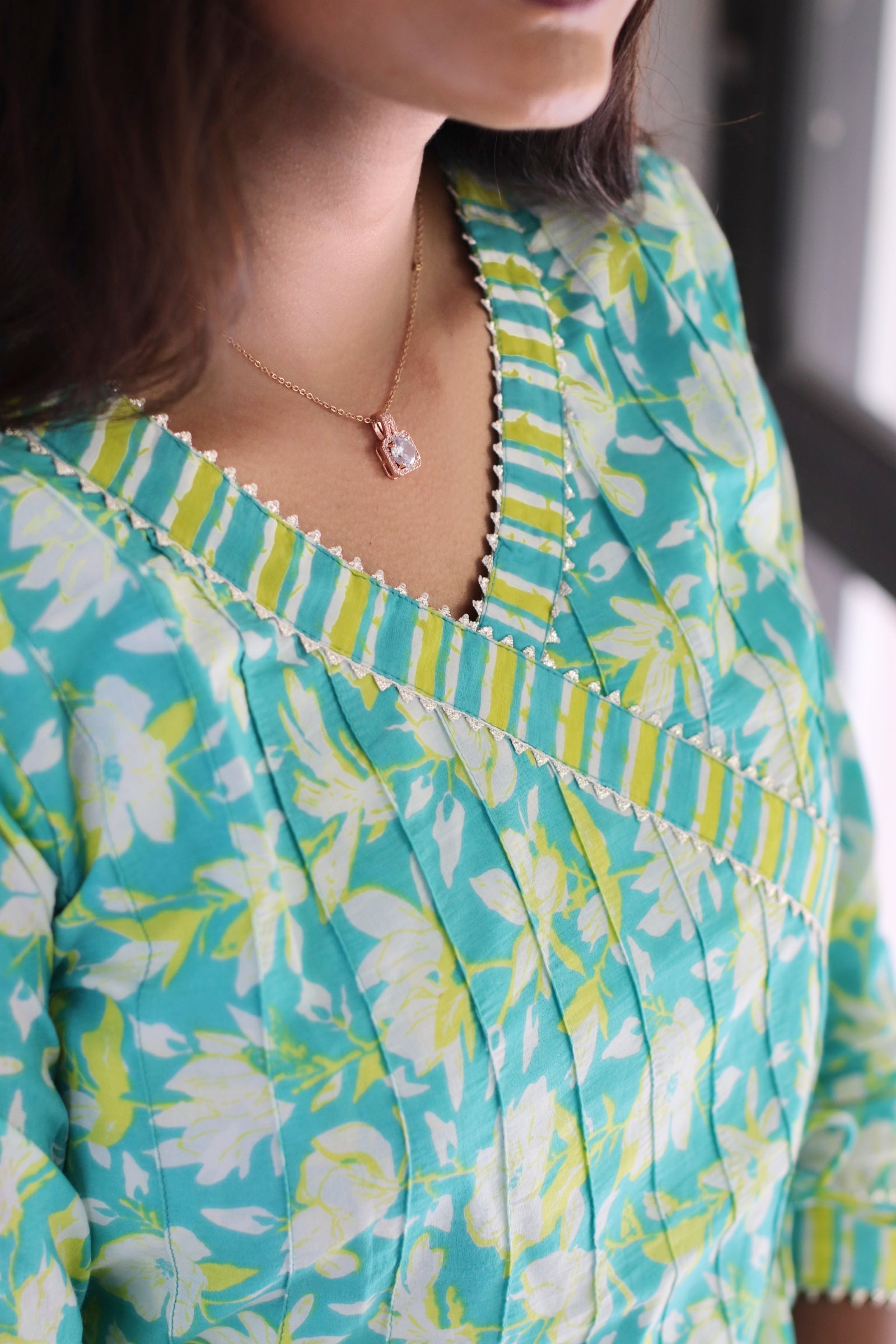 Evie Handblock Cotton Set