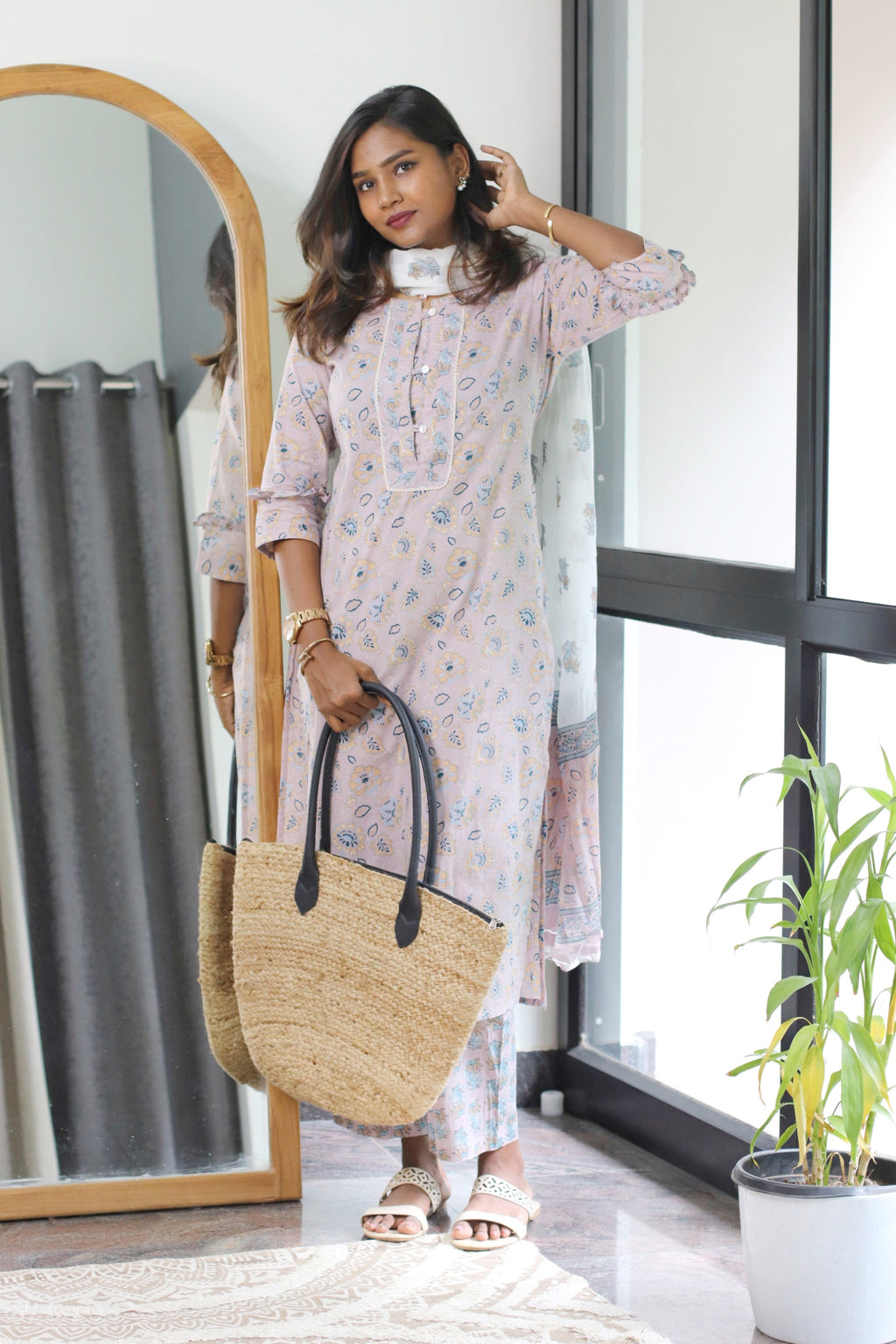 Veena Cotton Suit Set